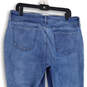Womens Blue Denim Medium Wash 5-Pocket Design Straight Leg Jeans Size 16 image number 2