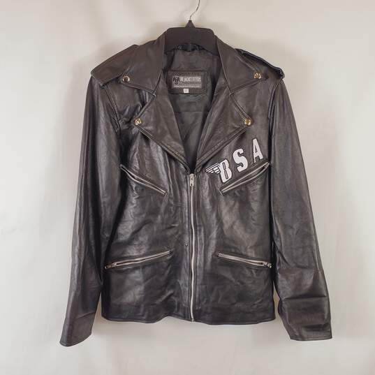 The Jacket Fitters Black Leather Jacket 2XS image number 1