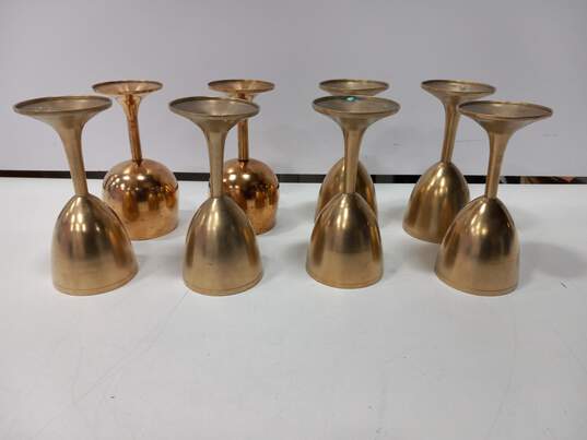 Bundle of 8 Brass Goblets image number 4