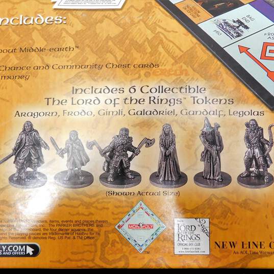 Parker Brothers Lord Of The Rings Monopoly Board Game Trilogy Edition image number 3