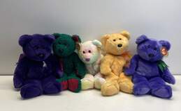 Lot of 5 14" TY Beanie Babies Bears