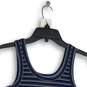 NWT Carve Designs Womens Blue White Striped Round Neck Pullover Tank Top Size M image number 3