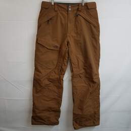 The North Face men's brown snow ski pants size M
