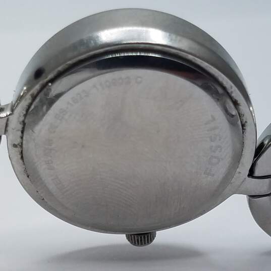 Fossil ES1623 Silver Tone Vintage Hoop Design Watch image number 9