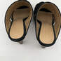 Womens Galinaa Black Suede Open Toe Slip-On Platform Heels Size US 7 M image number 5