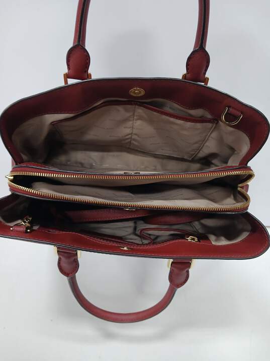 Michael Kors Red Women's Satchel Bag image number 4