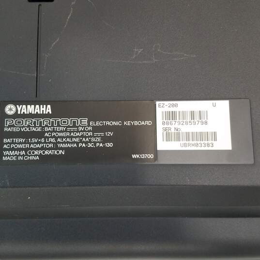 Yamaha EZ-200 Keyboard image number 5