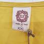 Elf Yellow Peony Linen Belted Midi Dress WM Size XXL NWT image number 4