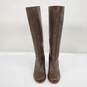 See by Chloe Brown Leather Knee High Boots Women's Size 8.5 AUTHENTICATED image number 2
