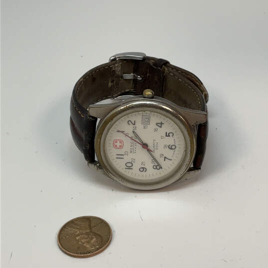 Designer Swiss Army Wenger SAK Design Stainless Steel Analog Wristwatch image number 3