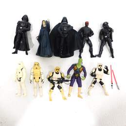 10 Star War Figures  Darth Vader  Stormtroopers,