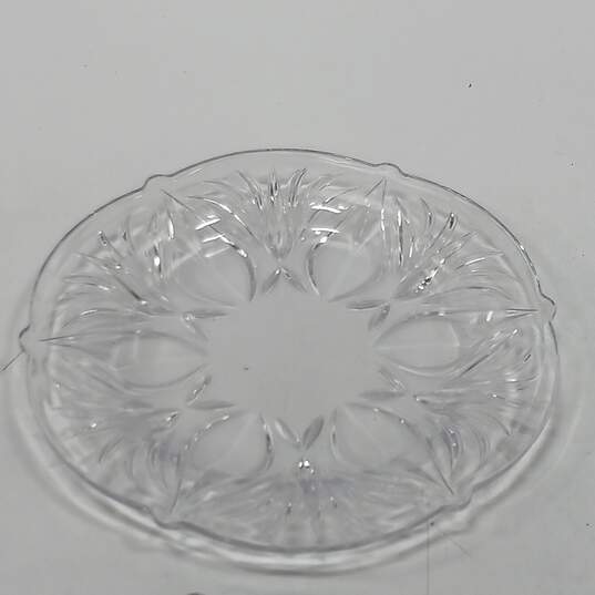 Crystal Clear Set Of 4 Crystal Plates NIB image number 3