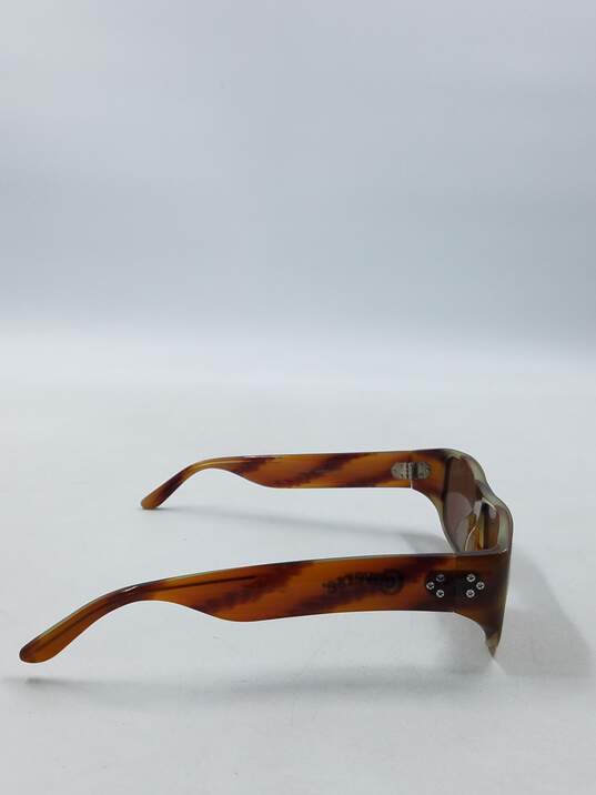 Converse Ltd. Edition Oxford Amber Horn Flat Top Sunglasses image number 5