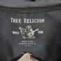 True Religion Women Black Coated Crop Top M NWT image number 3