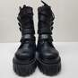 Strappy Women's Gothic Chunky Platform Boots Size 9 image number 2