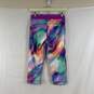 Women's Rainbow Adidas Cropped Compression Leggings, Sz. S image number 2