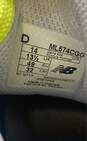 New Balance ML574CGG Multi Camo Low Sneakers Men's Size 14 image number 7