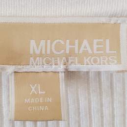 Michael Kors Women White Long Sleeve XL alternative image