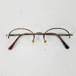 Calvin Klein Brown Circular Eyeglasses Frame