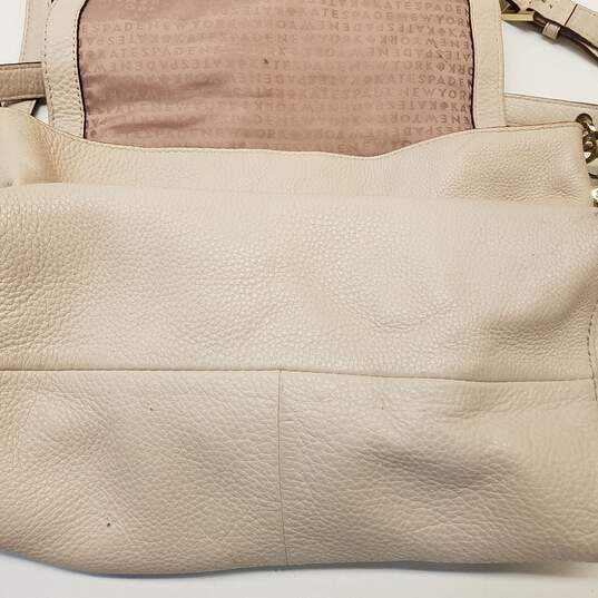 Kate Spade White Leather Crossbody Bag image number 8