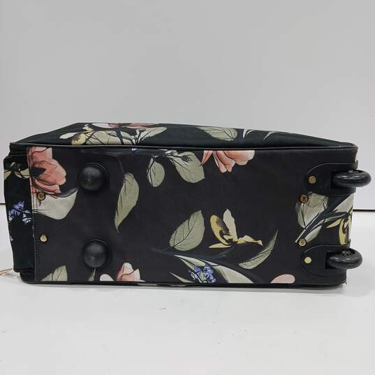 Bebe Rolling Duffle Carry On Bag Floral Design image number 3