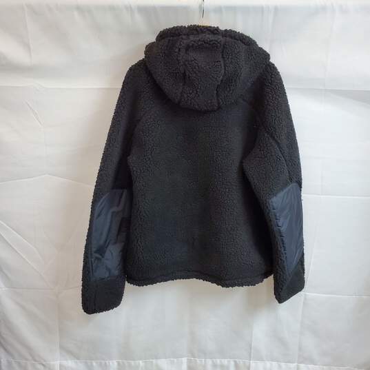 Rag & Bone Black Phantom Sherpa Tactic Full Zip Hooded Jacket MN Size XL NWT image number 2