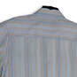 NWT Mens Multicolor Striped Short Sleeve Collared Button-Up Shirt Size XL image number 4