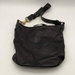 NWT Coach Womens Black Leather Zipper Pocket Bucket Bag Purse W/ Chunky Hardware alternative image