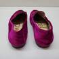 Sam Edelman Flats Raspberry Velvet Shoes Loraine Pink Loafers Sz 9.5W image number 6