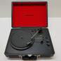 Black Crosley Record Player image number 1