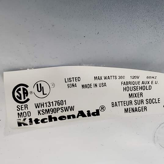 KitchenAid Ultra Power 4.5 Quart Stand Mixer 300W KSM90 image number 3