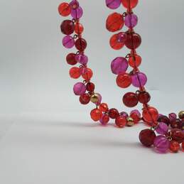 Kate Gold Tone Multi Color Bead Necklace 83.5g alternative image