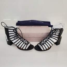 Pour La Victoire Amabelle Leather Heeled Sandals W/Box Size 11M