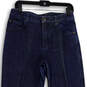 Womens Blue Denim Medium Wash Regular Fit Pockets Straight Jeans Size 8X31 image number 3