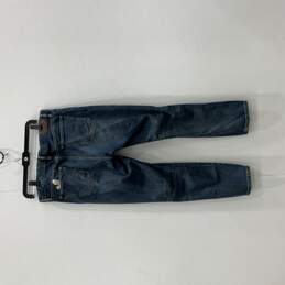 Lauren Ralph Lauren Womens Blue Denim Distressed 5-Pocket Design Ankle Jeans 10 alternative image