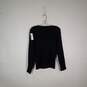 Womens Regular Fit Knitted V-Neck Long Sleeve Pullover Sweater Size XL image number 2