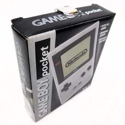 Nintendo GameBoy Pocket Silver Box and Manual Only alternative image
