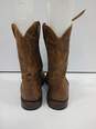 Frye Men's Brown Leather Boots Size 10 image number 4