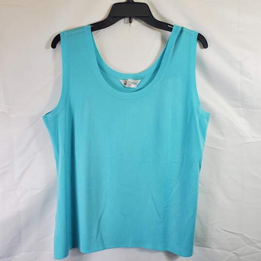 Misook Women Blue Shirt XL image number 1