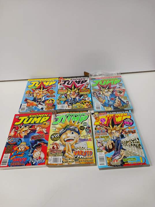 6PC Lot of Assorted Shonen Jump Magazines image number 1