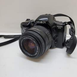 Minolta Maxxum 3xi AF 35mm Film SLR Black Body w AF 35-80 Power Zoom