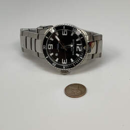 Designer Stuhrling Silver-Tone Stainless Steel Round Dial Analog Wristwatch alternative image