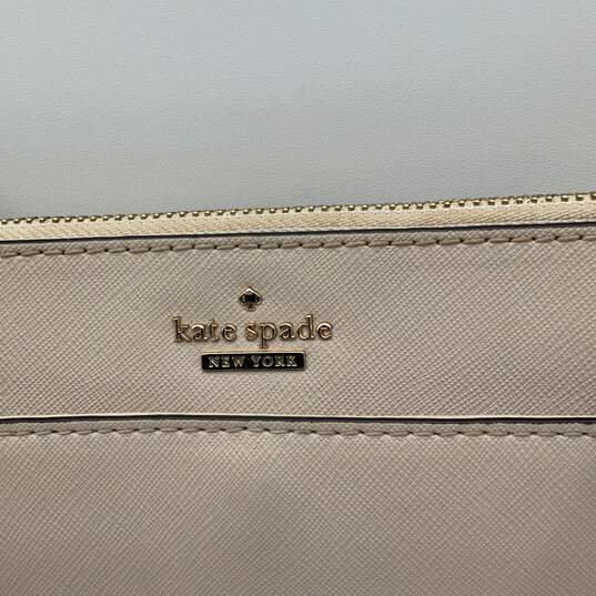 Kate Spade Womens Cameron Street Tenley Tan Leather Textured Crossbody Bag Purse image number 5