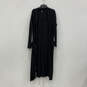 NWT Womens Black Long Sleeve Pockets Open Front Cardigan Sweater Size XS image number 1