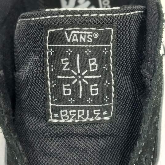 Vans Off The Wall Black And White Shoes Size 10.5 image number 7