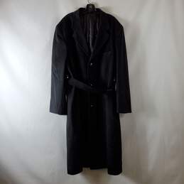 Manzini Men's Black Coat SZ 46L
