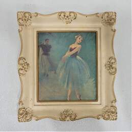 Vintage Turner Wall Accessory Ballerina Framed Art Set of 4 alternative image