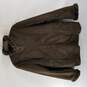 New York & Company Women Brown Suede Coat L image number 1