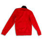 Mens Red Manchester United Long Sleeve Pockets Full-Zip Track Jacket Size S image number 2