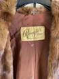 Rougier Women Brown Fur Cape Coat M image number 3